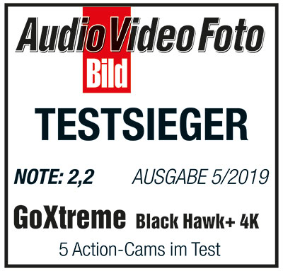GoXtreme BlackHawk + Winnaar testen
